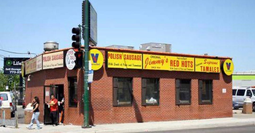 Jimmys serves classic Chicago hot dogs